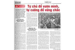 Tự chủ để vươn mình, tự cường để vững chắc