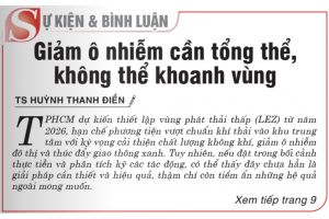 Giảm ô nhiễm cần tổng thể, không thể khoanh vùng