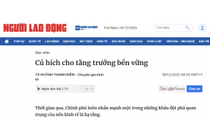 Cú hích cho tăng trưởng bền vững