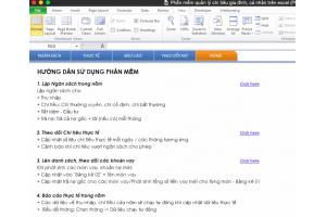 Quản lý tài chính cá nhân với Excel