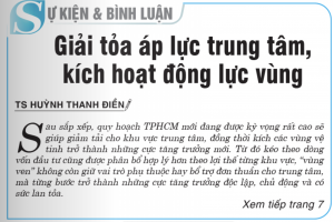 Giải tỏa áp lực trung tâm, kích hoạt động lực vùng