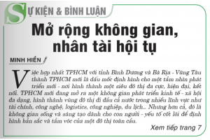 Mở rộng không gian, nhân tài hội tụ